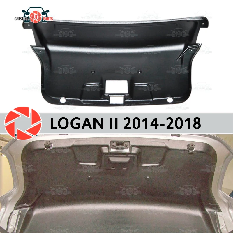 Накладка на крышку багажника для Renault Logan 2014-2018, аксессуары, защитный чехол, защита для декора задней двери, Стайлинг автомобиля Накладка на крышку багажника для Renault Logan 2014-2018, аксессуары, защитный чехол, защита для декора задней двери, Стайлинг автомобиля