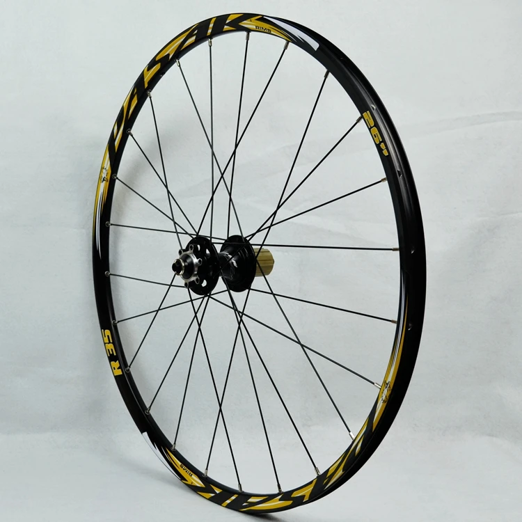 Cheap mountain bike bicycle wheel front 2 rear 4 bearing japan hub 24h super smooth wheel wheelset Rim26in 27.5in QR 1580g 8 Cheap mountain bike bicycle wheel front 2 rear 4 bearing japan hub 24h super smooth wheel wheelset Rim26in 27.5in QR 1580g 8