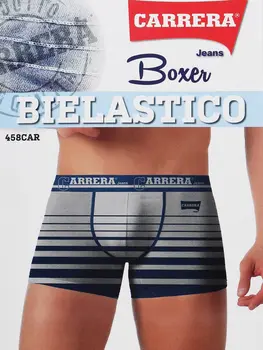 

Boxer-patterned cotton two-way stretch