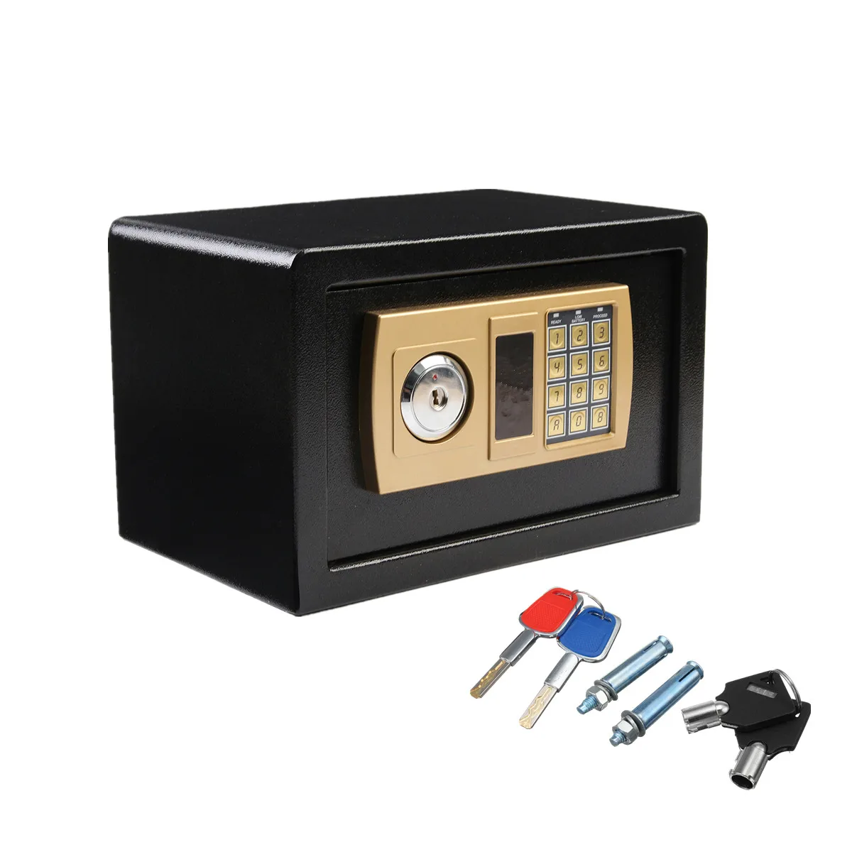 Caja de Seguridad Safurance de lujo con Depósito Digital, caja de seguridad en forma de gota para joyas, cerradura para Hotel, teclado negro, caja de seguridad 2018 nueva - 3