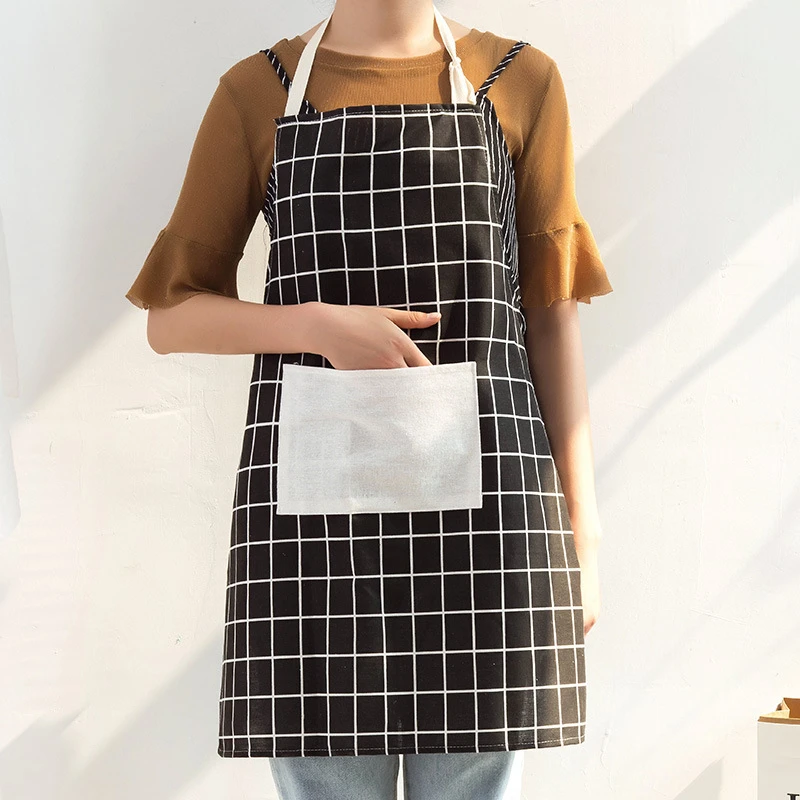 2335 fashion cloth apron sleeveless apron pocket adult kitchen