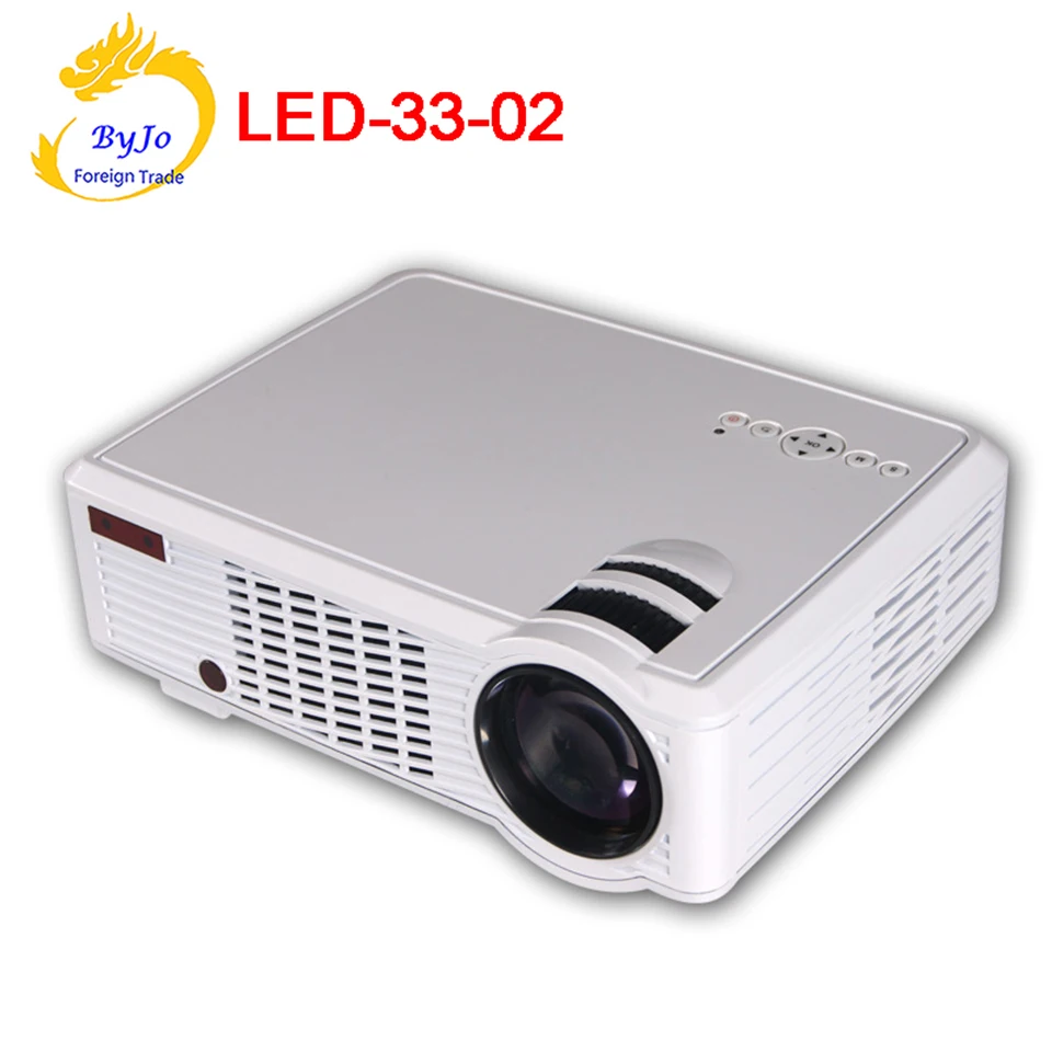 

Poner Saund LED 33-02 Multimedia Portable LCD LED Projector home theater family projector Support 1080P with USB HDMI VGA