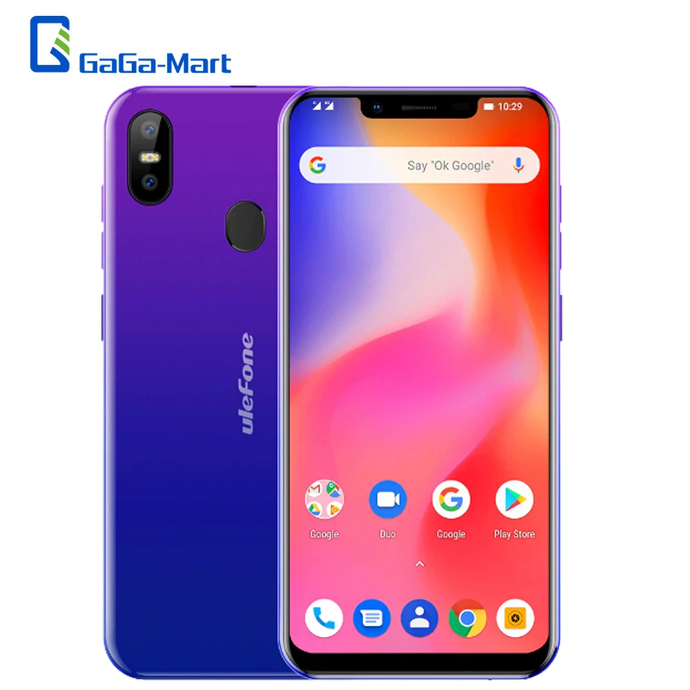 Мобильный телефон Ulefone S10 Pro, 5,7 HD+ 19:9, 2 Гб ОЗУ, 16 Гб ПЗУ, 16 МП, Android 8,1, MT6739WA, четырехъядерный, разблокировка лица, 4G, смартфон