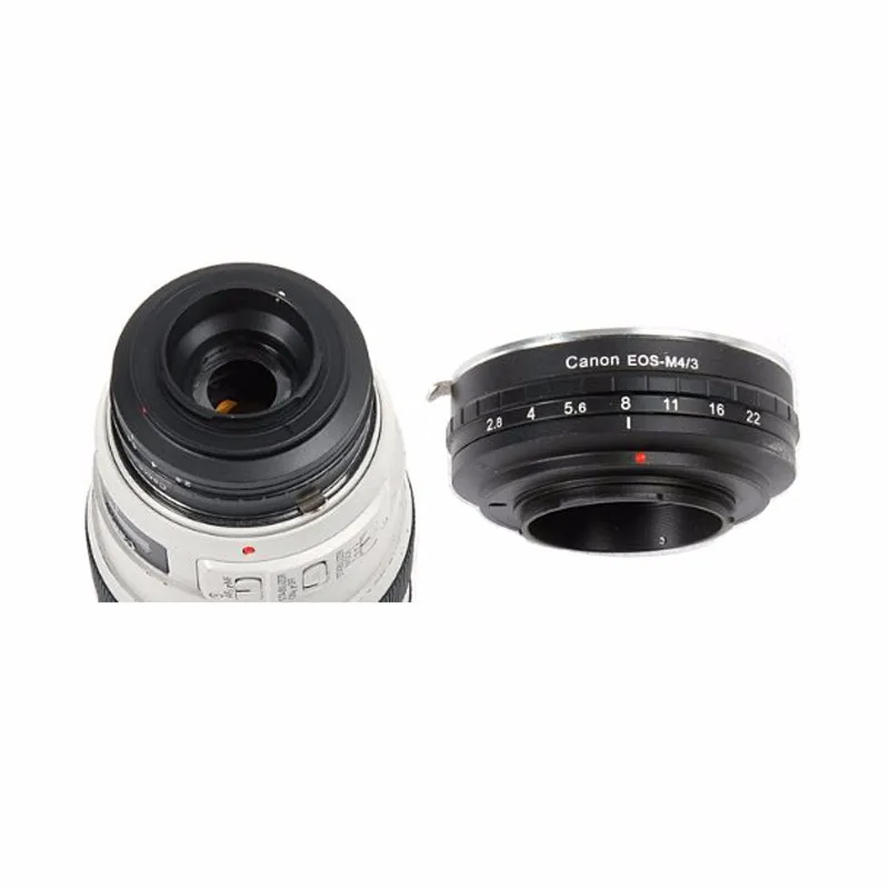 

EACHSHOT Aperture ring For Canon EOS EF Lens to Micro 4/3 M4/3 MFT Camera Mount Adapter Supports Focus For Olympus Panasonic