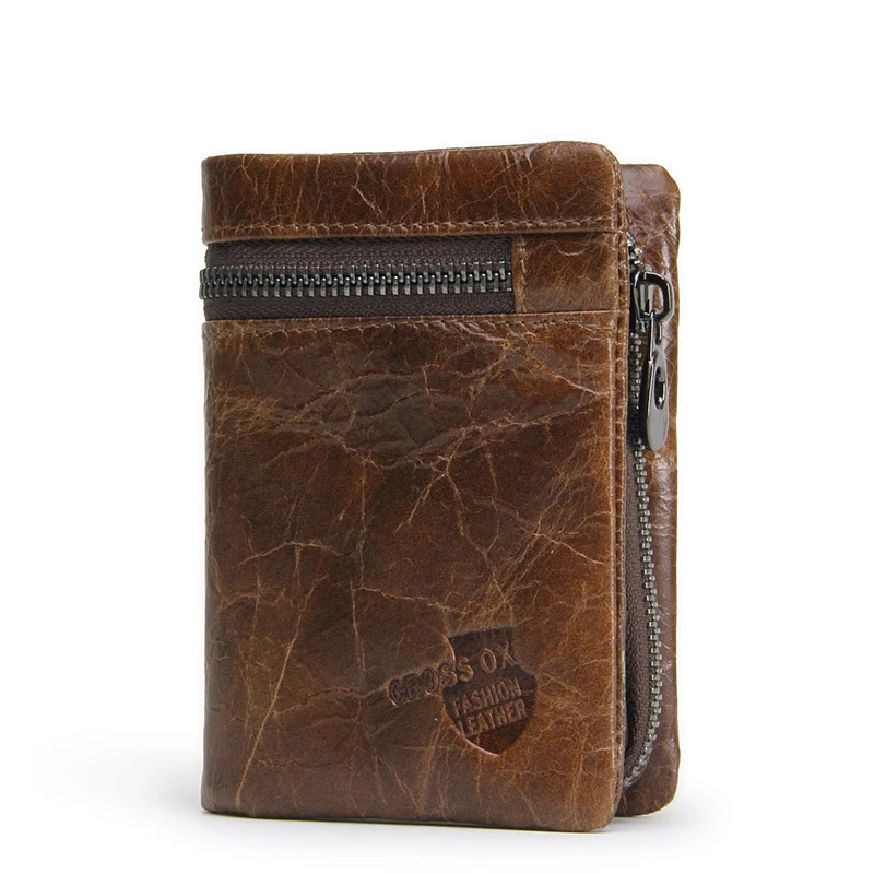 Cross Ox Case With Genuine Leather Wallet Men's Wallet And Coin Purse