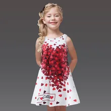 Детское платье с цветочным узором для девочек на свадьбу и День рождения; детская одежда для подростков; платья на выпускной; vestidos princesa infantil; Возраст 3, 5, 8 лет