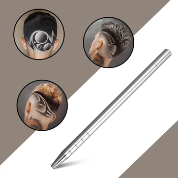 

1 Pcs Hairstyle Engraved Pen 10Pcs Blades Eyebrows Shaving Salon Tool Professional Accessories Hairdresser Hair Trimmers Styling