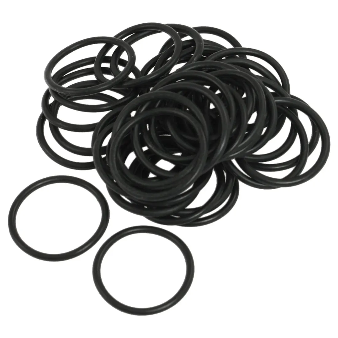 10-Pack NBR Nitrile Rubber O-Rings - 2.65mm Thick, Heat & Oil Resistant (50-195mm ID)