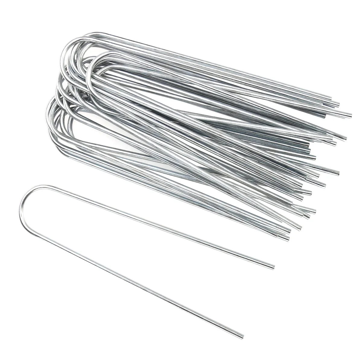 

20pcs Garden Stakes Landscape Staples Steel Landscaping Anchor Pins Pegs