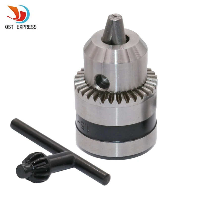 

QST EXPRESS Alloy Angle Grinder Mini Chuck Keyless Adapter 1.5-10mm For Electric Drill Power Tool