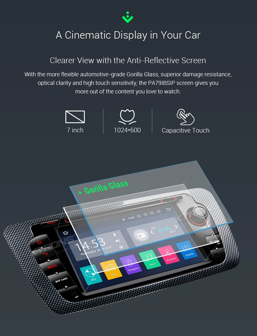 Best XTRONS 7" Android 9.0 Car DVD Player for Seat Ibiza MK4 6J Sport Coupe Ecomotive Cupra 2009 2010 2011 2012 2013 Radio GPS WIFI 6