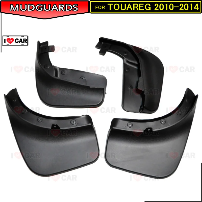 

Mudguard for Volkswagen Touareg 2010-2014 mud flaps car 4 pcs splash guards mud flap car styling decoration exterior protect