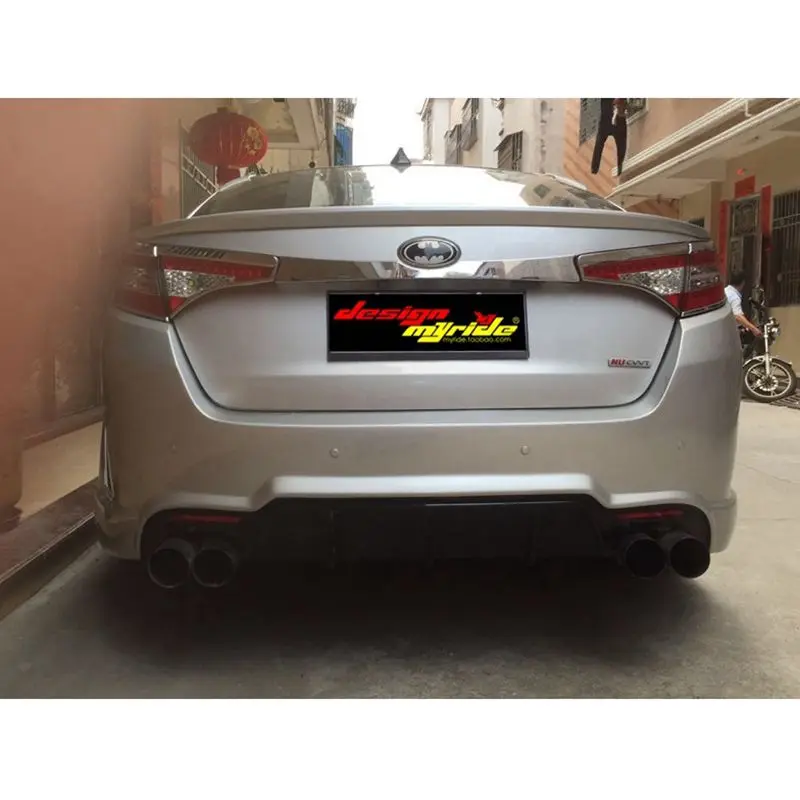 Для Kia optima k5 спойлер 2011 2012 2013 Высокое качество ABS Материал заднее крыло автомобиля