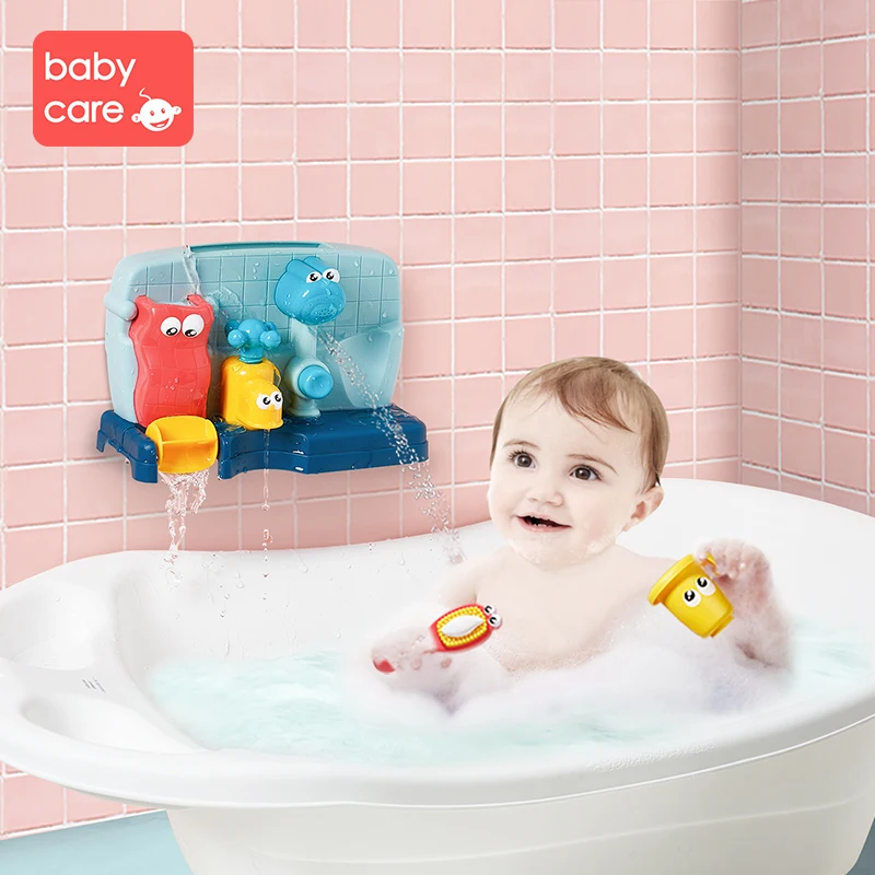 Babycare Игрушки для ванны 1-3 лет Многофункциональный милый Набор игрушечных Динозавров Игрушки для ванны дети Душ дети