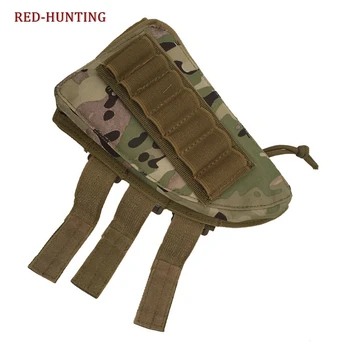 

Hunting Rifle Shot gun Buttstock Tactical Cheek Rest Rifle Stock Ammo Shell Nylon Magazine Molle Pouch Holder