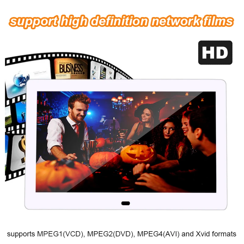 

Cewaal 10.1 Inch Ultrathin LED Screen Digital Photo Frame HD 1024 x 600 Electronic Picture Player Music Video Full Function