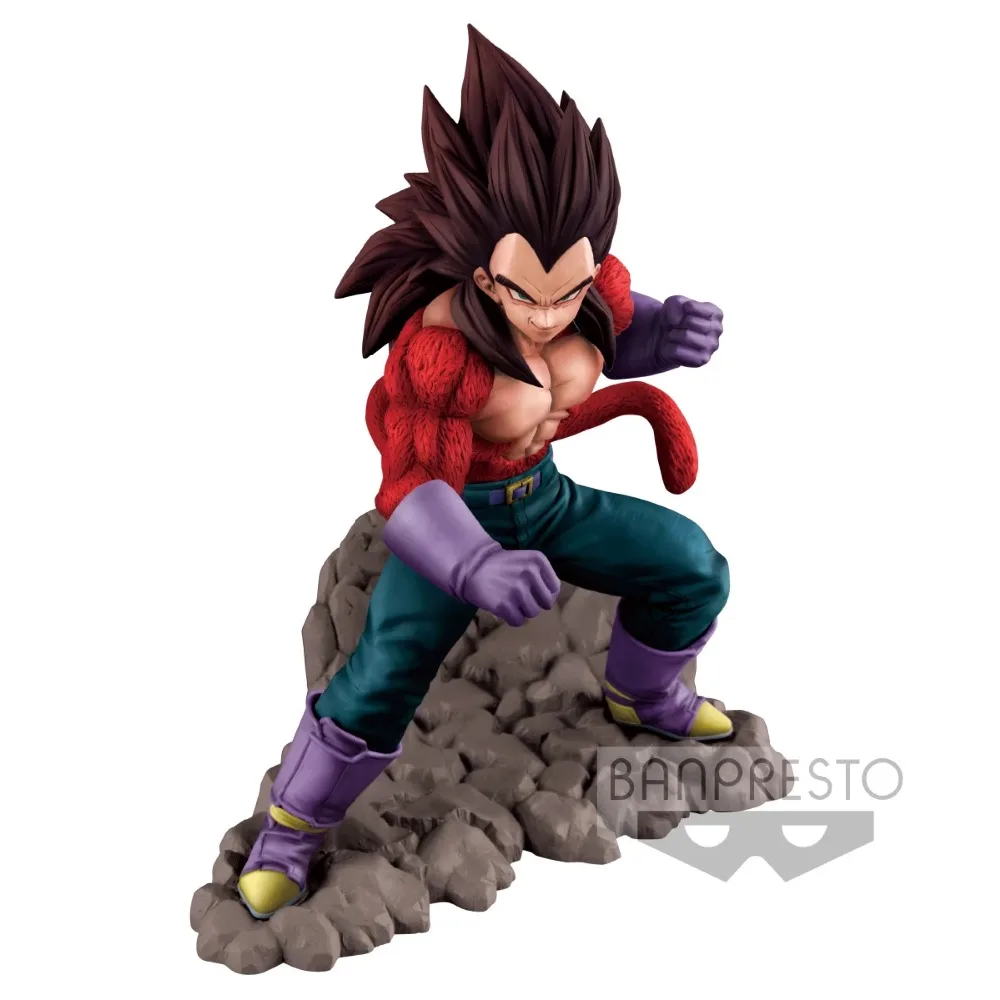 Banpresto Жемчуг дракона GT DBZ Dokkan битва 4-й юбилей SSJ4 Вегета из ПВХ фигурка модель фигурные куклы