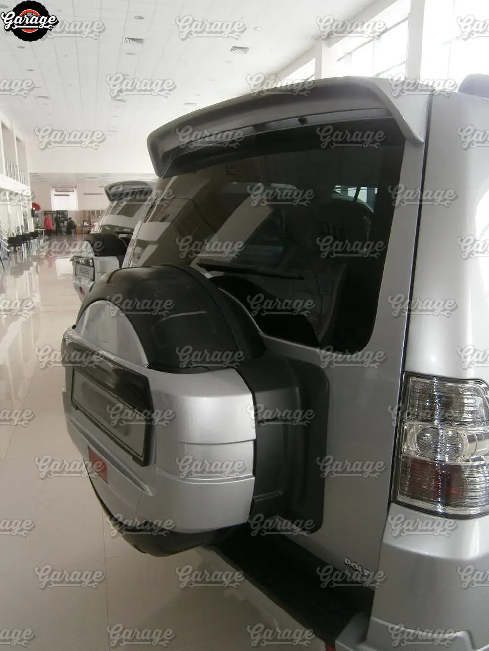 Крышка коробки на пятое колесо для Mitsubishi Pajero 4 2006- АБС пластик аксессуары Тюнинг автомобиля Стайлинг украшения