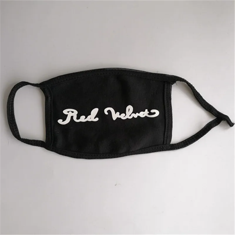 

K-POP Red Velvet New Ablum Mouth Face Mask Unisex Cotton Dustproof Muffle Face Mouth Irene SeulGi Wendy YG200