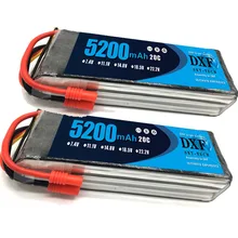 2PCS 11.1V 5200Mah 3S 20C DXF Lipo Battery For Walkera QR X350 PRO RC Drone Quadcopter SPARE PARTS Walkera Upgrade Parts