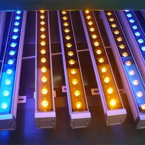 Ландшафтное освещение 9 Вт белый/теплый белый/настенный светильник RGB dmx512 L500mm* W46mm* H46mm