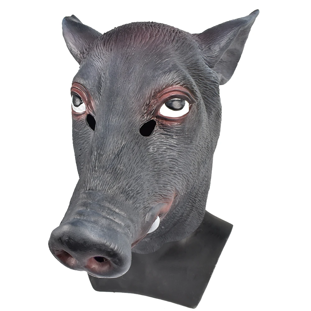 SCAVENGER Head Party Mask Halloween Hen Stag Props Theater Play Latex HEYNA