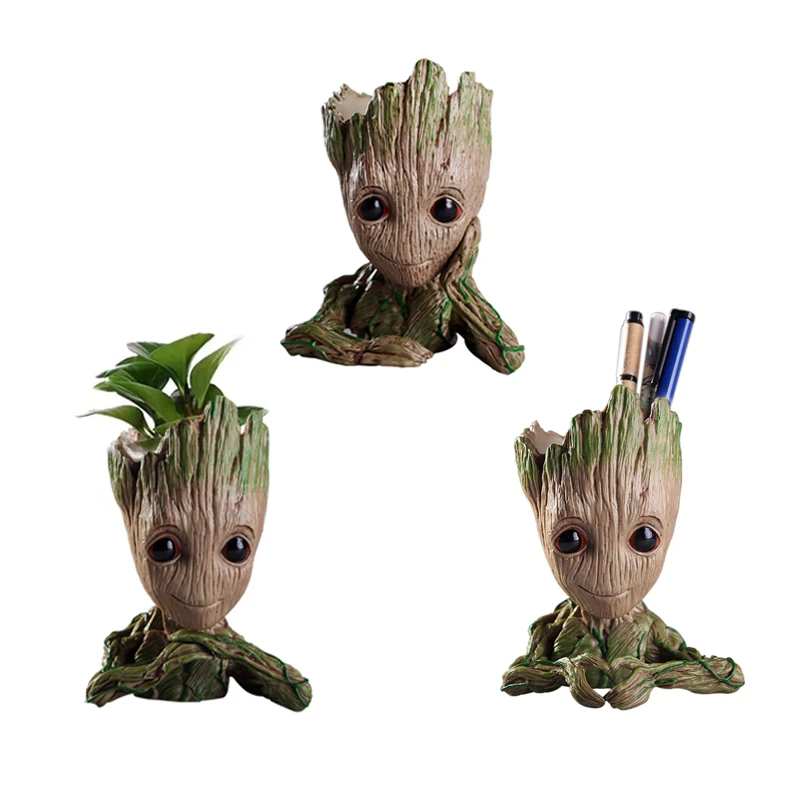 Детский цветочный горшок Groot милые фигурки героев игрушка держатель для кастрюли