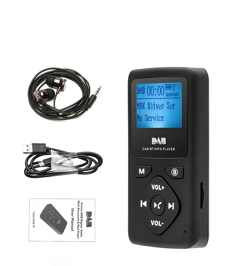 

Digital radio portable DAB digital radio Bluetooth MP3 player FM radio