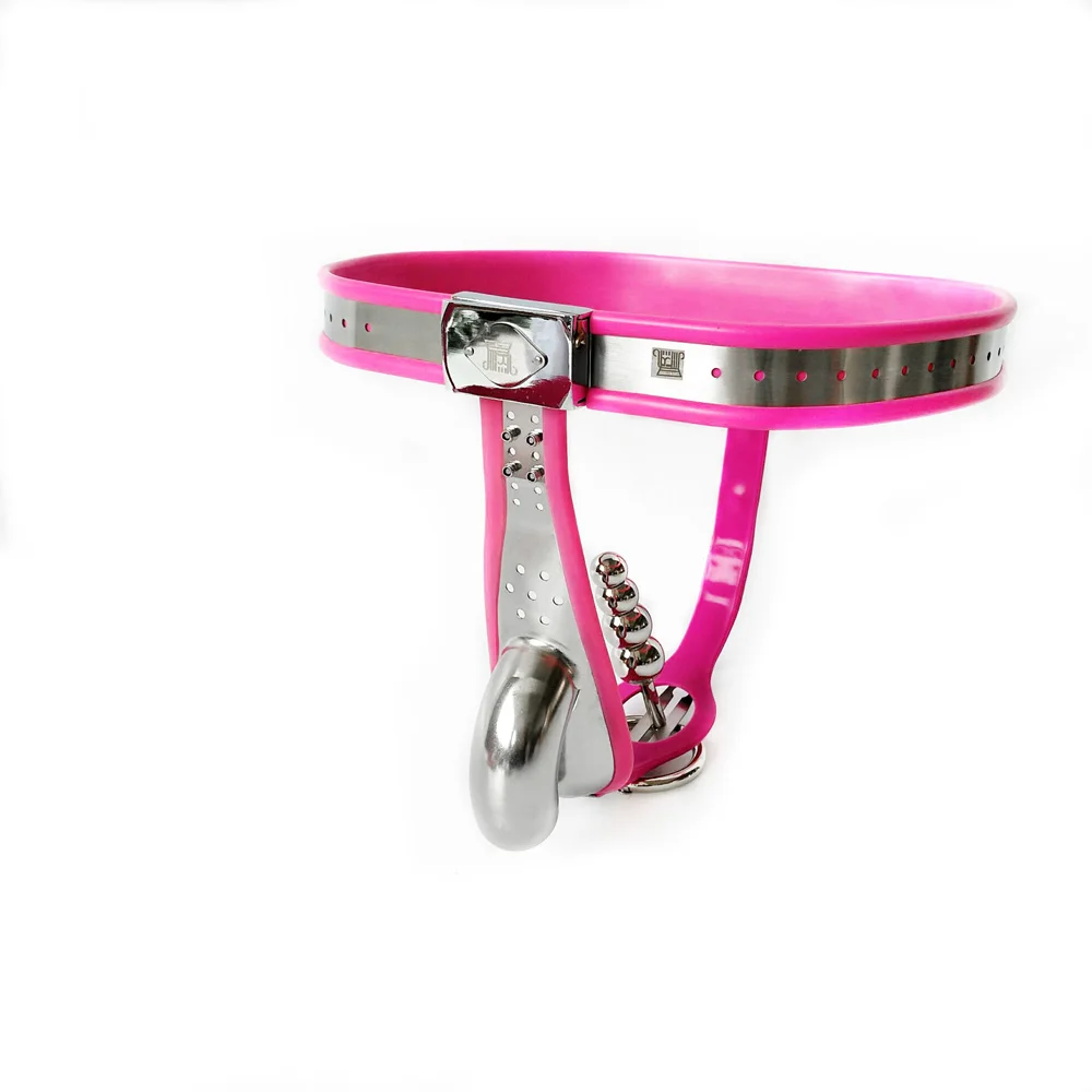 Super Male Adjustable T Style Stainless Steel Chastity Belt Cock Penis Cage  Defecate Hole Anal Plug Adult Bondage Sex Toy 202 - AliExpress