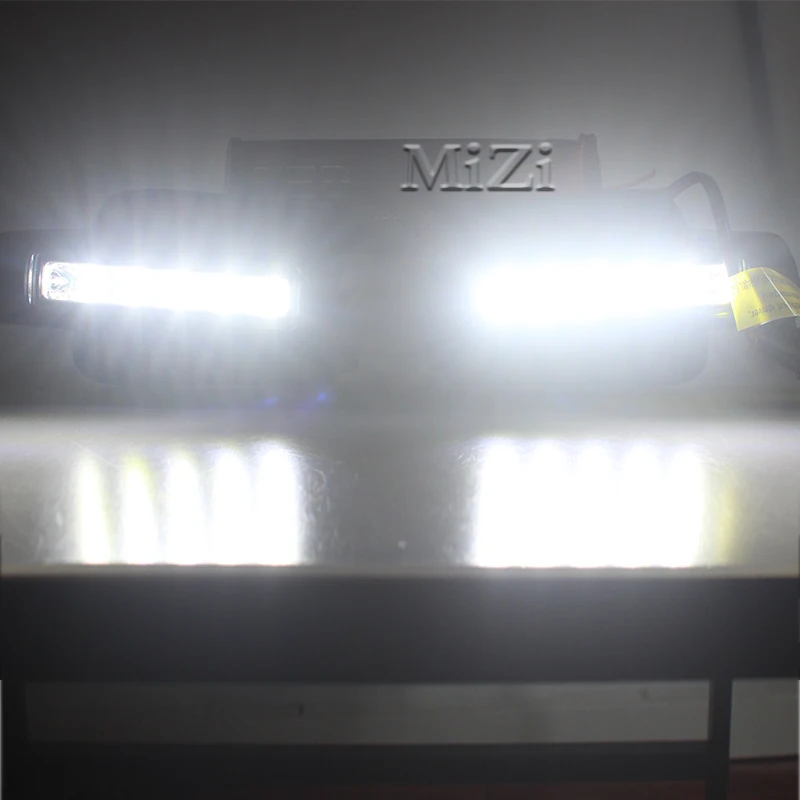 MZORANGE светодиодный светильник дневного света для Toyota Prado 120 LC120 GRJ120 2003~ 2009 противотуманная фара DRL бампер Светильник Запчасти Аксессуары