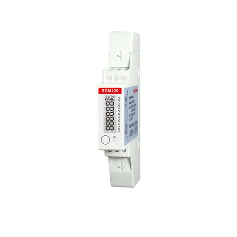 

Single Phase 230V Din Rail Meter , Electricity Kwh Meter, Multi-function Energy Meter with RS485 Modbus output SDM120 MODBUS