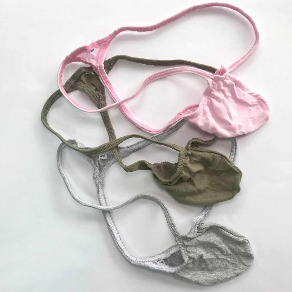 

3pcs lot G403C Mens Pouch Thong Bulge Enhancer Low Rise T Back Soft Fine Cotton