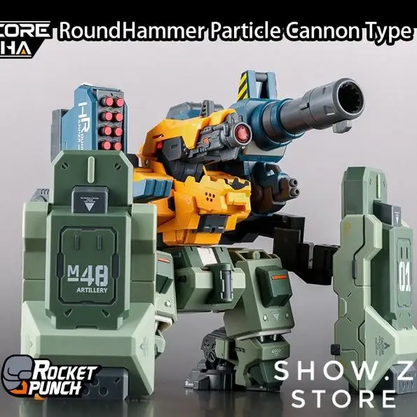 

[Show.Z Store]Rocket Punch Hardcore Mecha M2148S M2148X RoundHammer Siege & Particle Cannon Type Action Figure