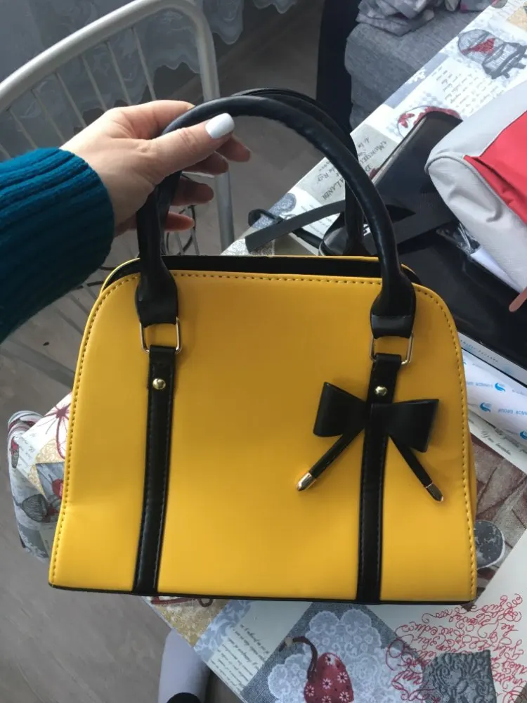 2019 Korean version of the new Korean bow handbag ladies shoulder diagonal bag photo review