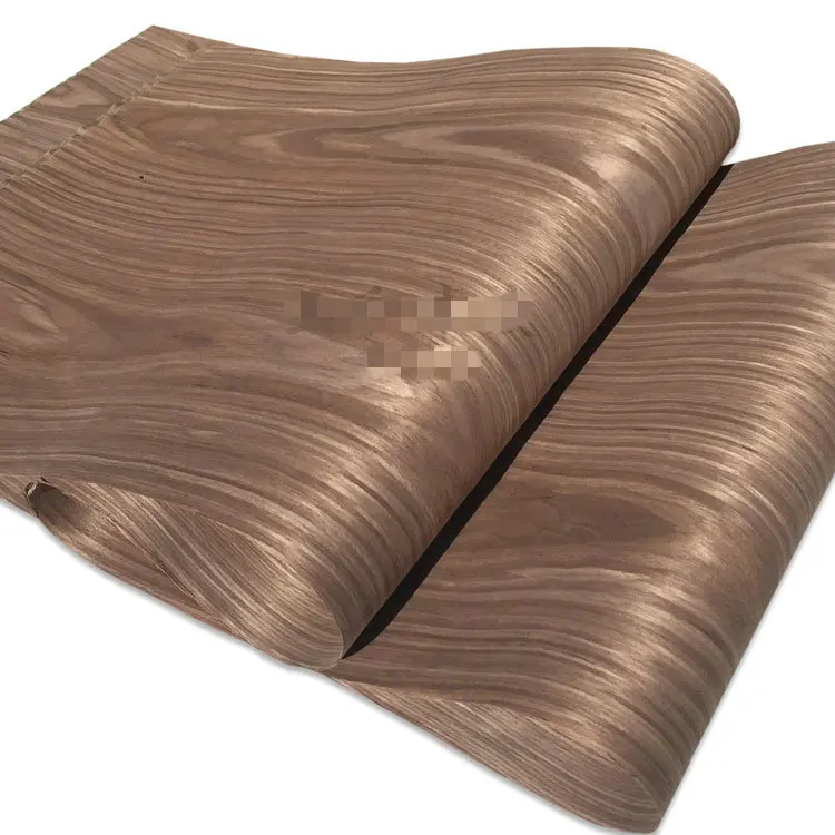 Engineered Veneer Reconstituted Veneer Fineline Recomposed Reconstructed Veneer E.V. 63cm x 2.5m Black Walnut