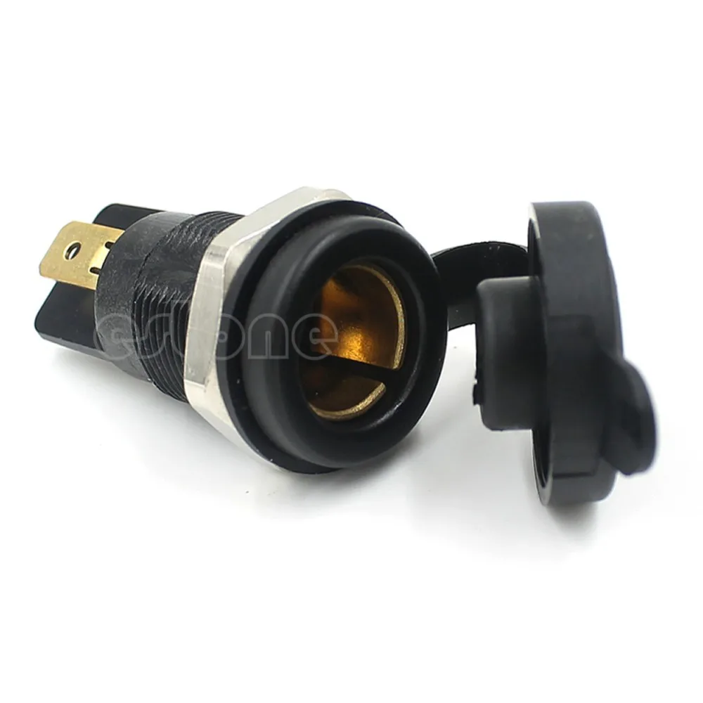 

12V Cigarette Lighter Power Socket Plug Outlet Cars Motorcycle Motorbike