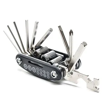 

15 in 1 Bike Multi Repair Ferramenta Kit MTB Spoke Wrench Screwdriver Cycling Bicycle Tire Repair Maintenance Tools Sets