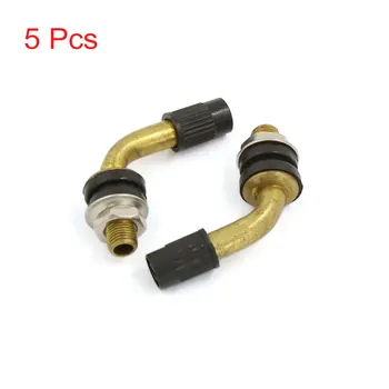 

UXCELL Universal Bent Tubeless Tire Valve Stem 5Pcs For Scooter Atvs Motorcycle Quad