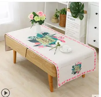 

modern simple cotton linen tablecloth coffee table cloth decorative table cover living room decoration indoor