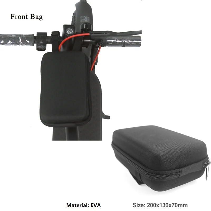 Универсальный Электрический скутер с ручкой на голову сумка EVA Жесткий Чехол сумка для Xiaomi M365 ES1 ES2 ES3 ES4 - Цвет: Красный