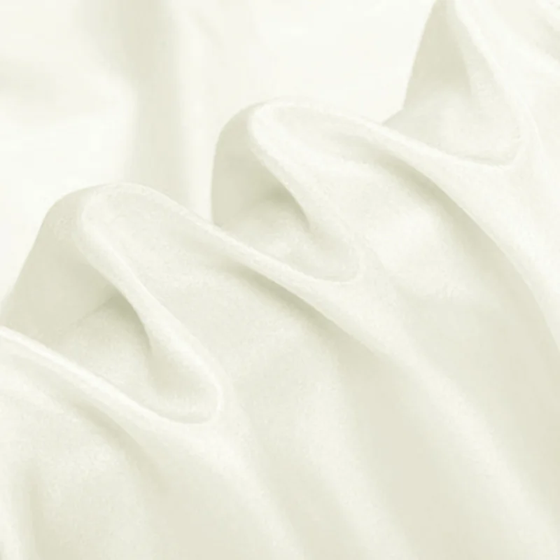 Silk fabric 8MM 100 Mulberry bleached white Silk Habotai Fabric By the