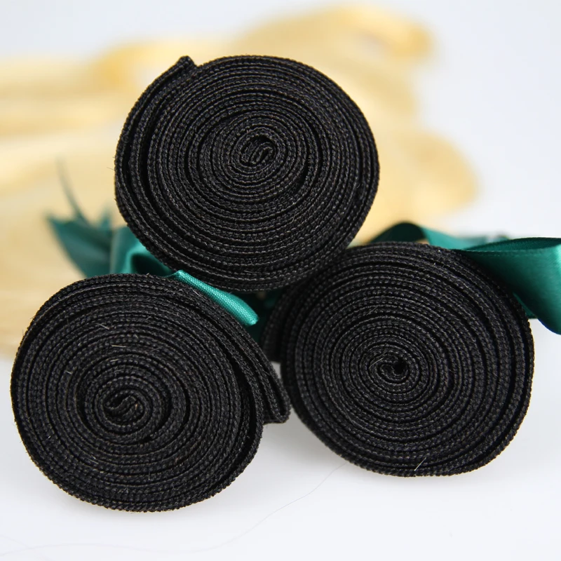 Brazilian human remy hair1B 613 3 bundles body wave