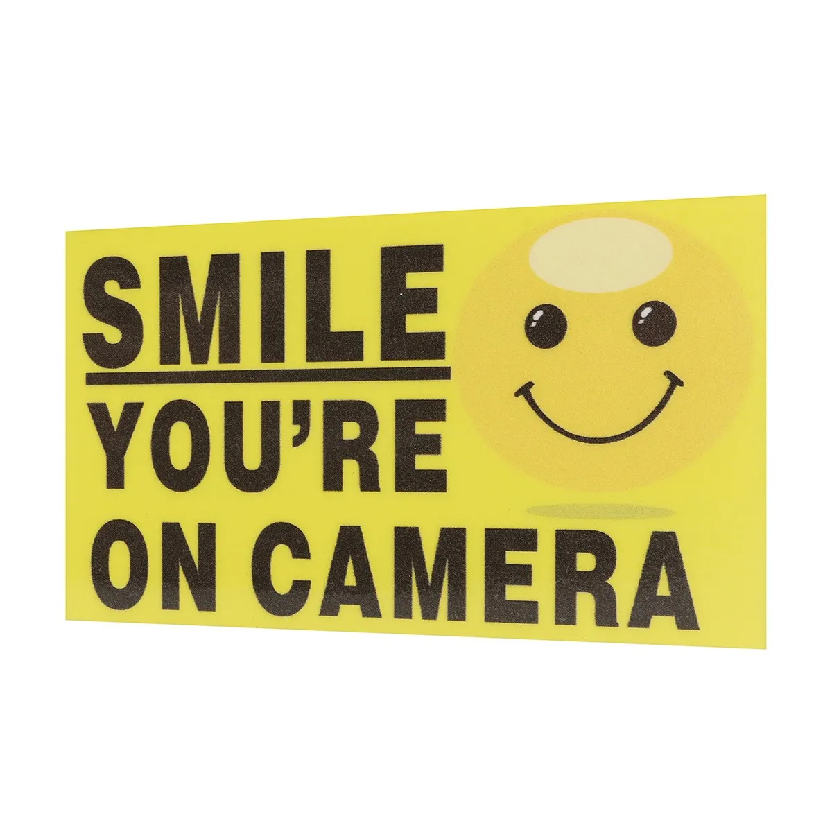 Новинка Safurance 5x Smile You't On camera самовосберегающая CCTV сигнализация с функцией видеонаблюдения наклейки безопасности знаки наклейка Предупреждение