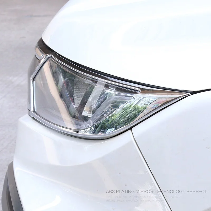 

Front Headlamp exterior promote modified automobile bright sequins car styling covers accessories protecter trim FOR Honda XRV