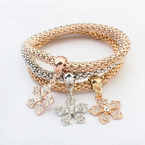 Rose gold fashion bangles for women