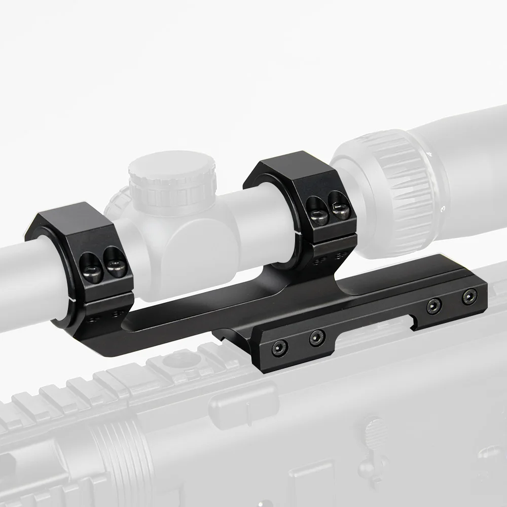 PPT Rifle Scope Mounts 25.4mm 30mm Double Rings Low Weaver Rail 21.2
