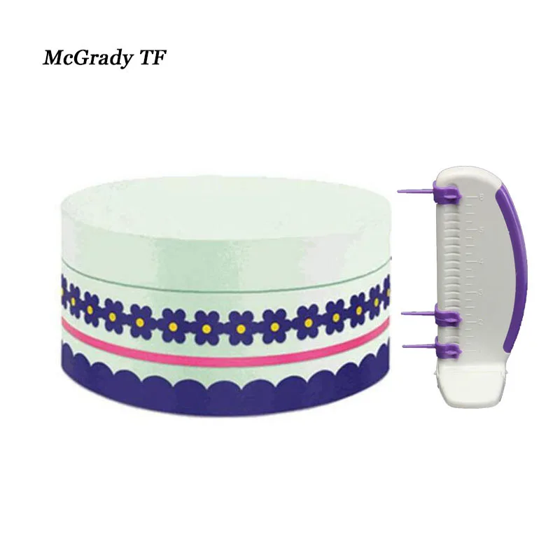 

1 Pcs Cake Marker Designer Cake Decorator Garland Border Tool Level Ruler Kitchen Accessory Cake Tools
