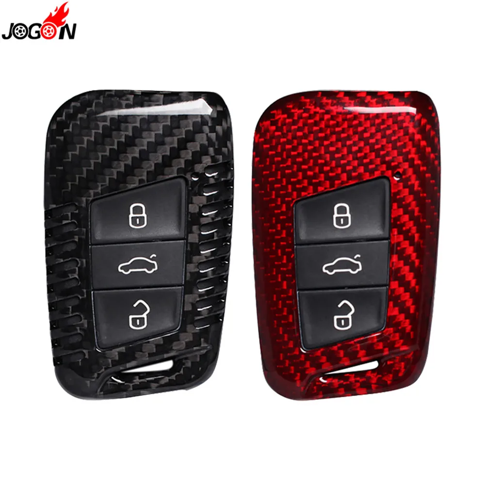 

Carbon Fiber Protector Remote Key Fob Case Shell Cover For VOLKSWAGEN Passat B8 2015 2016 2017 For VW Arteon 2018 2019