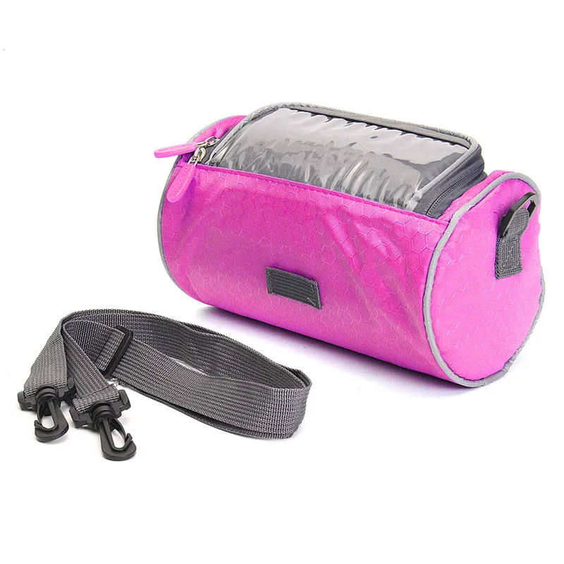 Sale 3 in 1 Touch Screen Bicycle Front Tube Bag 22x12x12cm Cycling Handlebar Bag MTB Bike Frame Pannier Bike Phone Bags Accessories 2