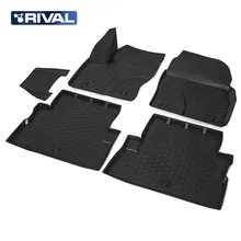 Для Ford Kuga II 2013- Коврики в салон 5 шт./компл. полиуретан Rival 11804001